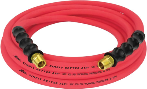 PG106 - 3/8" X 25' ULTRA LIGHTWEIGHT RUBBER AIR HOSE WITH 3/8" NPT ENDS PG106 - 3/8" X 25' ULTRA LIGHTWEIGHT RUBBER AIR HOSE WITH 3/8" NPT ENDS