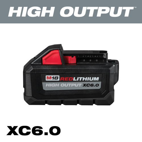 PG62  -  18V M18 REDLITHIUM™ HIGH OUTPUT™ XC6.0 BATTERY, 6AH