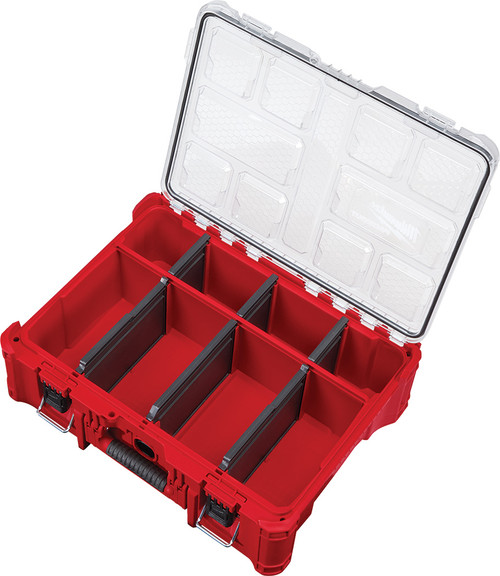 PG218 - ORGANISATEUR PROFOND POUR EMBALLAGE™ AVEC 3 GRANDS ET 3 PETITS SÉPARATEURS, CAPACITÉ DE 50 LBS