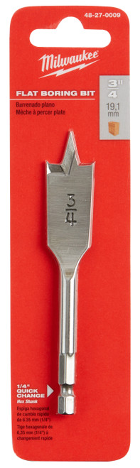 BIT D’ALÉSAGE PLAT DE 3/4"X 4,5 »