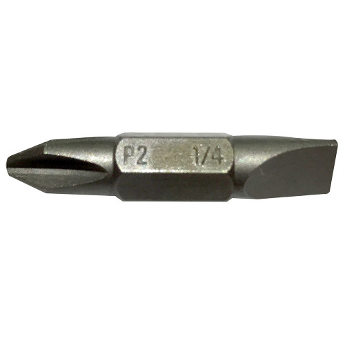 #2 PH-1/4" SLT DBL END BIT