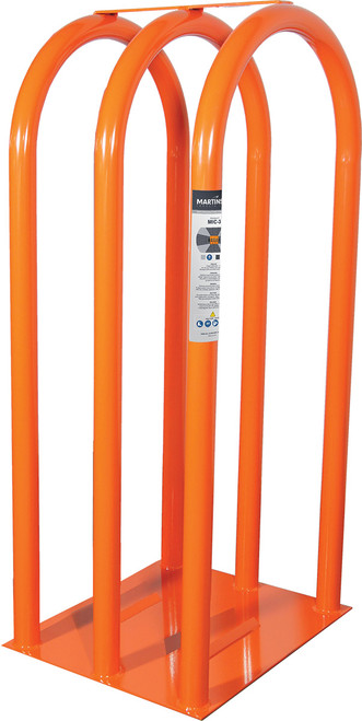 PG355 - CAGE DE GONFLAGE DE PNEUS À 3 BARRES, 47 » DIAMÈTRE X 19 » LARG