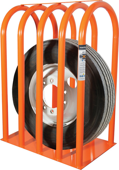 PG357 - 5-BAR TIRE INFLATION CAGE, 47" OD X 19" W PG357 - 5-BAR TIRE INFLATION CAGE, 47" OD X 19" W