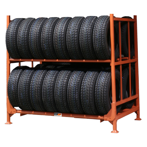 BANDE DE ROULEMENT DE CRÉMAILLÈRE DE PNEUS PLIABLE ET EMPILABLE OU LACÉE