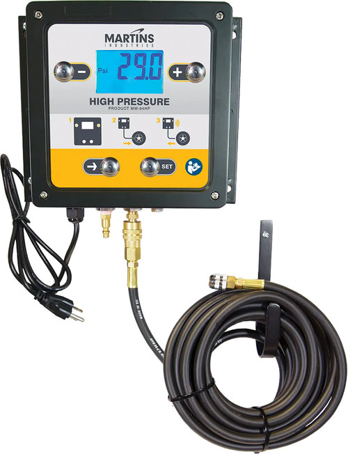 PG333 - GONFLEUR AUTOMATIQUE AUTOMATIQUE HAUTE PRESSION POUR PNEUS FLATEMATIC, TUYAU D’AIR DE 25 PI, MAX 232 PSI