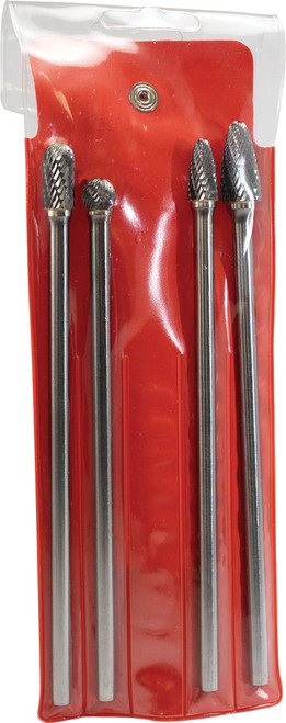 PG109 - KIT DE FRAISE DE 4 PIÈCES, 6" DE LONG,