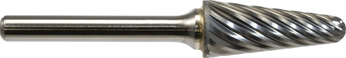 PG102 - SÉRIE NX SL - FRAISE CONIQUE DE RAYON POUR ACIER INOXYDABLE, DIAMÈTRE DE COUPE 3/8 », 2-13/16 » OAL, TIGE 1/4 »