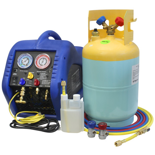 PG397 - AUTOMOTIVE A/C RECOVERY SYSTEM FOR R134A, 30 LB DOT TANK