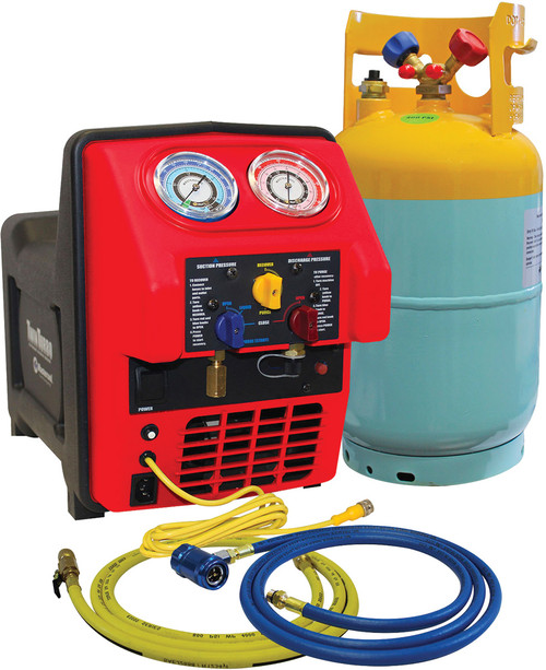 PG10 - MACHINE BITURBO SANS ÉTINCELLE POUR RÉCUPÉRATION DE RÉFRIGÉRANTS POUR R1234YF