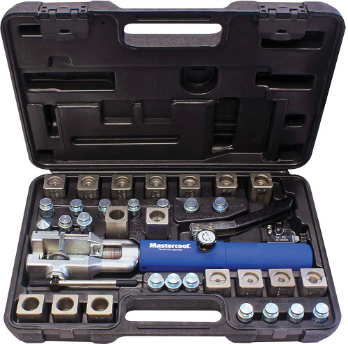 PG1 - ENSEMBLE UNIVERSEL D’OUTILS D’ÉVASEMENT HYDRAULIQUE AVEC TRANSM GM. MATRICES ET ADAPTATEURS DE LIGNE DE REFROIDISSEMENT