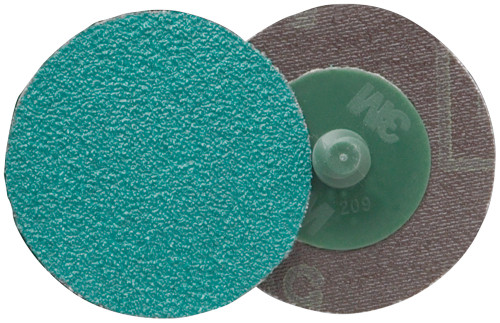 PG106 - Disque abrasif 3M GREEN CORPS ROLOC, diamètre 5 cm, grain 60 - Lot de 25