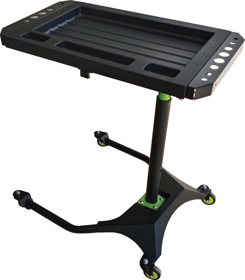 PG269 - UNI-WORKTABLE FOR TOOLS & PARTS STORAGE, 88 LB CAP.  ADJUST. HEIGHT FROM 35.4"-38.4", 3" CASTERS