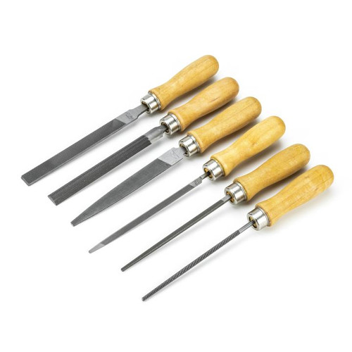 FILE SET,6PC,4" ASSORTMENT,BAST,POUCHED - 22062NNN