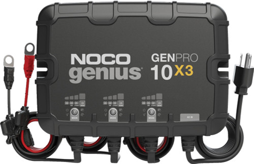 PG9 - 12V 3-BANK WATERPROOF ON-BOARD BATTERY CHARGER, 10A, 450W