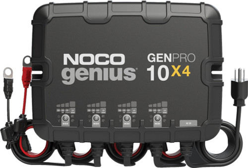 PG383 - CHARGEUR DE BATTERIE EMBARQUÉ ÉTANCHE 12 V À 4 BANQUES, 10 A, 600 W