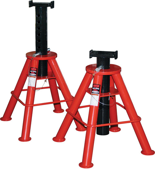 PG237 - 10 TON CAP. JACK STANDS - PIN TYPE-[LOW] - IMPORTED