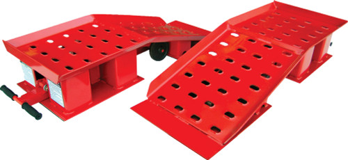 PG243 - 20-TON CAPACITY PAIR OF WIDE TRUCK RAMPS, 50.5" X 18.375" X 9.25"
