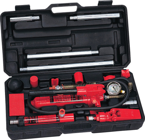 PG296  -  4 TON COLLISION REPAIR KIT - CAST ADAPTERS W/GAUGE