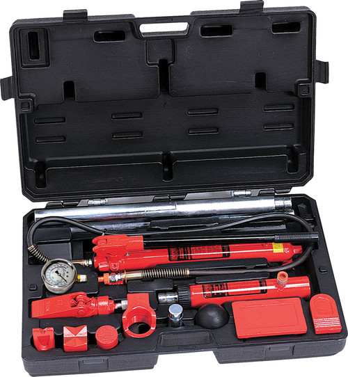 PG308 - 10 TON COLLISION REPAIR KIT - CAST ADAPTERS W/GAUGE PG308 - 10 TON COLLISION REPAIR KIT - CAST ADAPTERS W/GAUGE