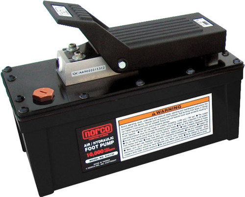 PG238 - AIR/HYD. FOOT PUMP - 10,000 PSI W/O GAUGE