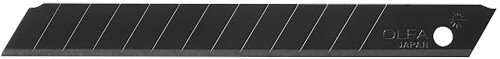 PG119 - LAMES NOIRES 9 MM ULTRASHARP SNAP-OFF - 50/PK