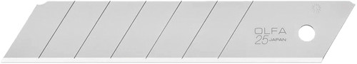 PG125 - 25MM HB SILVER SNAP-OFF BLADE - PACK OF 40