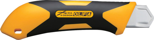 PG125 - FIBERGLASS RUBBER GRIP AUTO LOCK UTILITY KNIFE