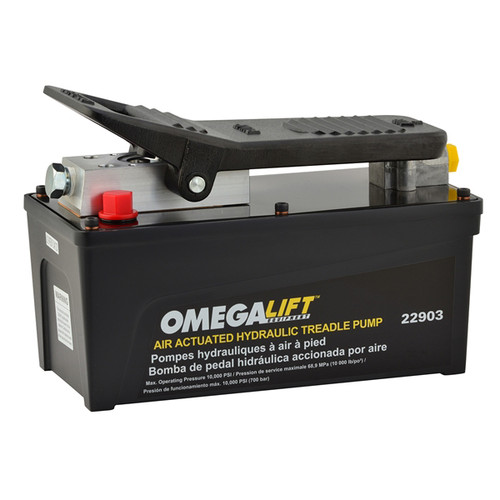 HYD. TREADLE PUMP - 91.5 CU.IN. 10,000 PSI AIR ACTUATED - 22903