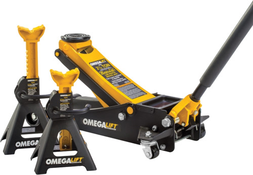 PG235 - 2.5-TON MAGIC LIFT SERVICE JACK AND 3-TON JACK STANDS COMBO