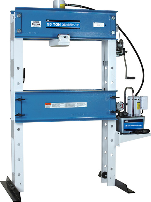 55 TON HD SHOP PRESS, ELECT PUMP