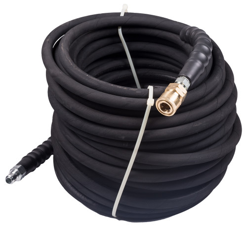 HOSE 100FT 3/8" S/B BLK BRS QC