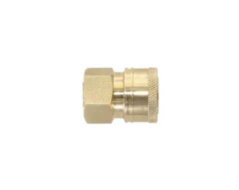 COUPLER, 1/4"QC FNPT BRASS