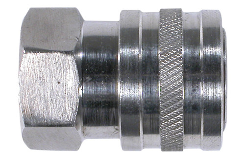 COUPLER, 1/4"QC FNPT SS