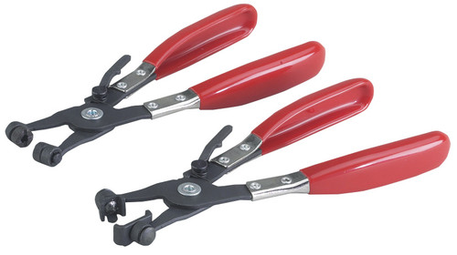 PG185  -  2-PC HOSE CLAMP PLIERS SET, FOR RING TYPE AND FLAT BAND HOSE CLAMPS