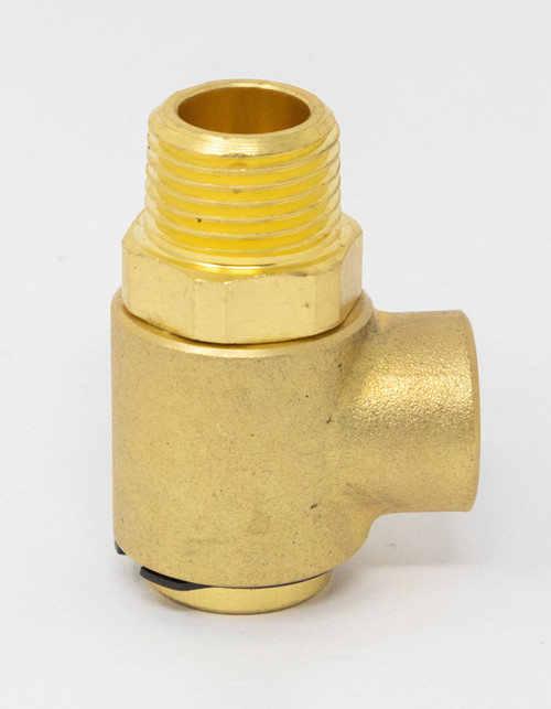 SWIVEL, 3/8Fx1/2M, 90 DEG ELBOW