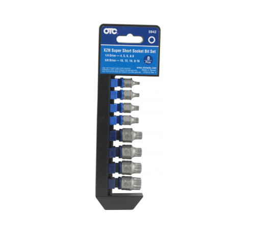 8 PC SUPER SHORT BIT SET, XZN