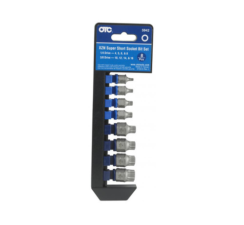 8 PC SUPER SHORT BIT SET, XZN
