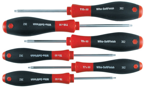 Ensemble de tournevis SoftFinish Torx à 6 pièces - 36201
