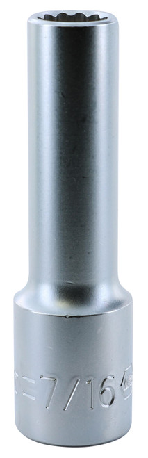 12 points - PRISE 1/2" Douille profonde 7/16" - 33852