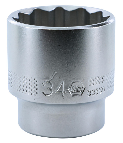 12 points - PRISE 1/2" Douille 34,0 mm