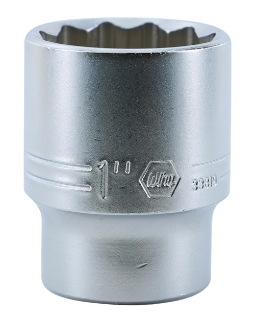 12 points - PRISE 1/2" Douille profonde 1" - 33819