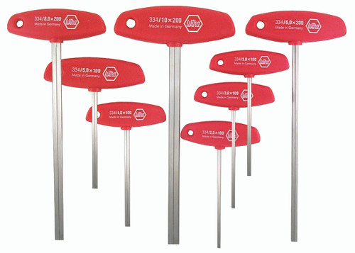 8 pièces Soft Grip Hex T-Handle Set