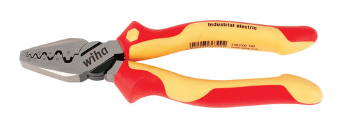 Insulated Industrial Crimping Pliers 7"