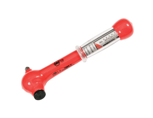 Insulated Ratcheting Torque Wrench 1/4" Drive 5-25 Nm