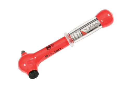 Insulated Ratcheting Torque Wrench 1/4" Drive 5-25 Nm