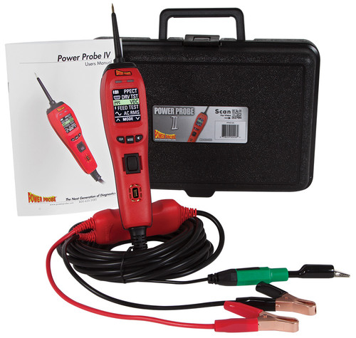 PG51 - POWER PROBE 4, W/ CASE & ACCESSORIES, RED