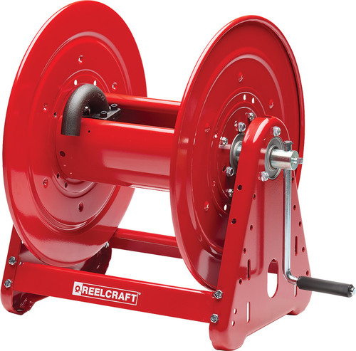 PG95 - 1/2" X 200 FT. PREMIUM DUTY HAND CRANK HOSE REEL (HOSE NOT INCLUDED), 1/2" NPTF INLET/OUTLET, 1000 PSI