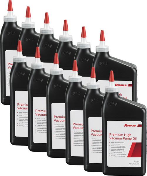 CASE OF 12 BOTTLES PG12 - 32 OZ VACUUM PUMP OIL,