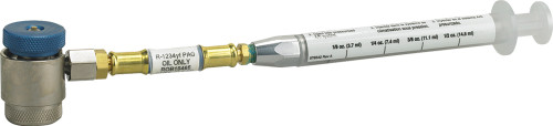 PG22 - INJECTEUR D’HUILE R1234YF DE TYPE SERINGUE, MARQUÉ PAR PAG POUR LES SYSTÈMES BASSE TENSION DANS LES VÉHICULES À ESSENCE ET DIESEL