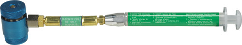 PG408 - SYRINGE-TYPE R1234YF OIL INJECTOR, POE-LABELED FOR HYBRID & ELECTRIC VEHICLES